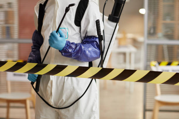 Professional Biohazard technician working in Blue Jay, OH